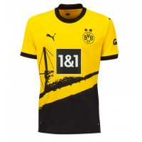 Camiseta Borussia Dortmund Mats Hummels #15 Primera Equipación Replica 2023-24 para mujer mangas cortas
